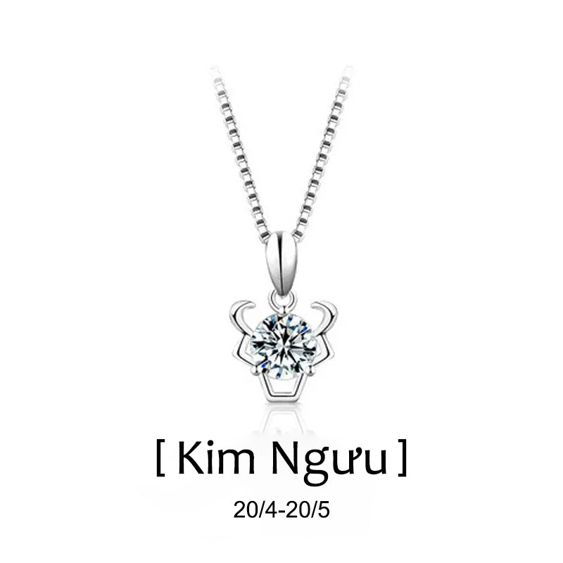 Dây Chuyền Moissanite Dành Cho 12 Cung Hoàng Đạo