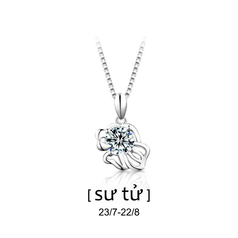 Dây Chuyền Moissanite Dành Cho 12 Cung Hoàng Đạo