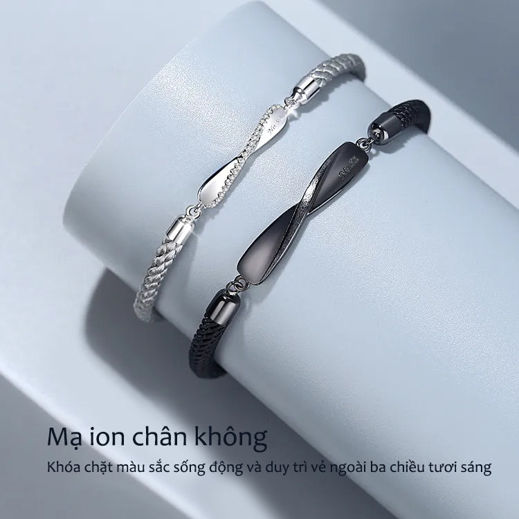 Vòng Tay Bện Đôi Mobius