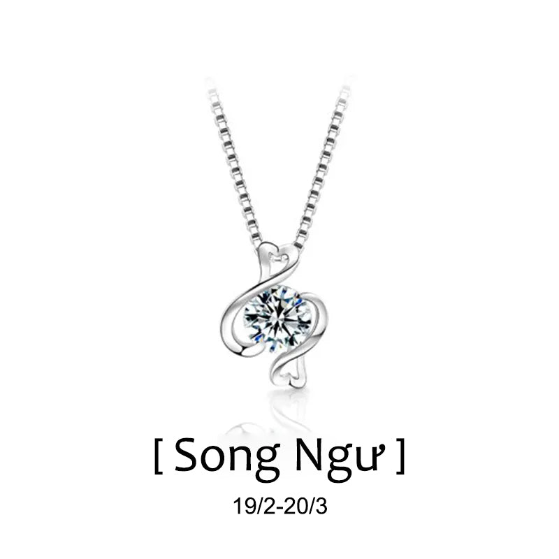 Dây Chuyền Moissanite Dành Cho 12 Cung Hoàng Đạo