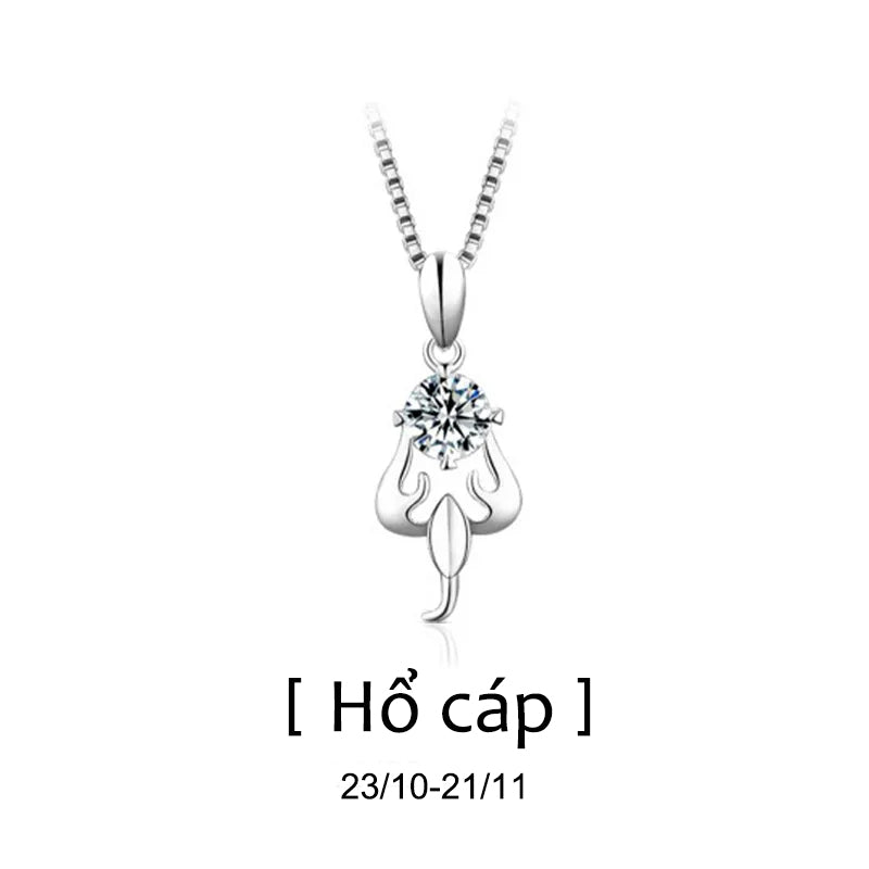 Dây Chuyền Moissanite Dành Cho 12 Cung Hoàng Đạo