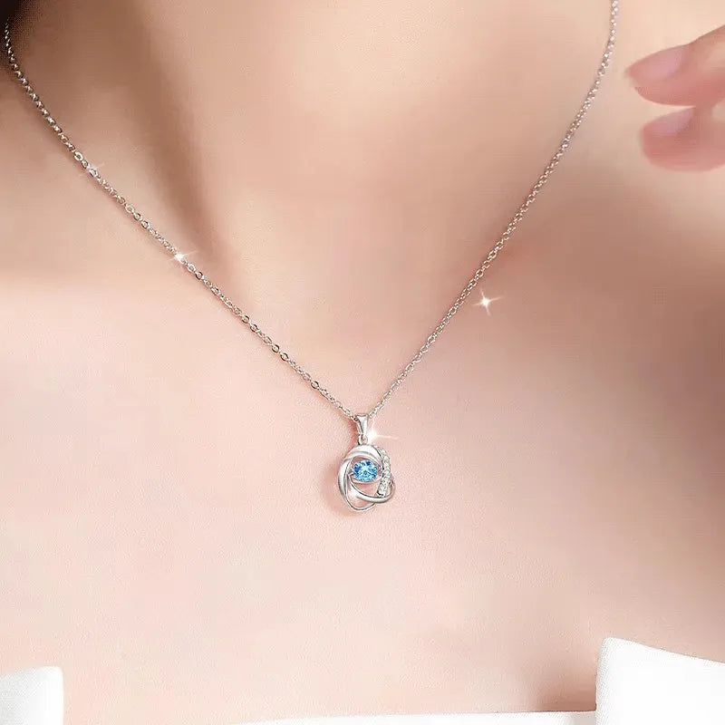 Dây Chuyền Bạc Nguyên Chất "Lòng Biển Nhịp Đập"