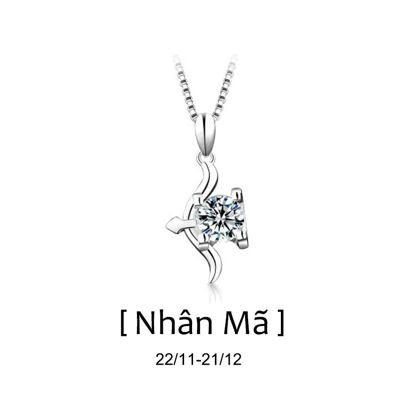 Dây Chuyền Moissanite Dành Cho 12 Cung Hoàng Đạo