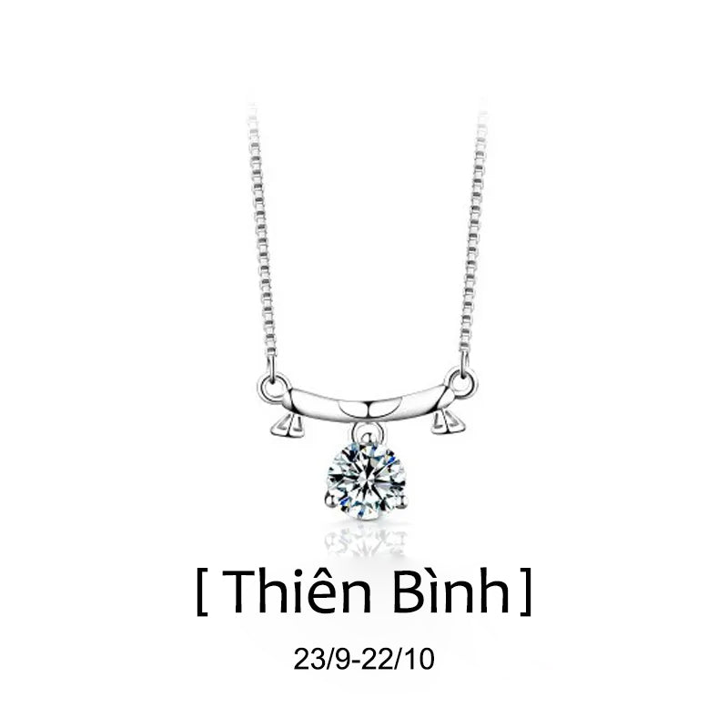 Dây Chuyền Moissanite Dành Cho 12 Cung Hoàng Đạo