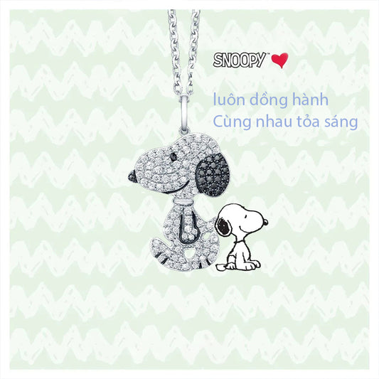 Dây Chuyền Bạc Snoopy