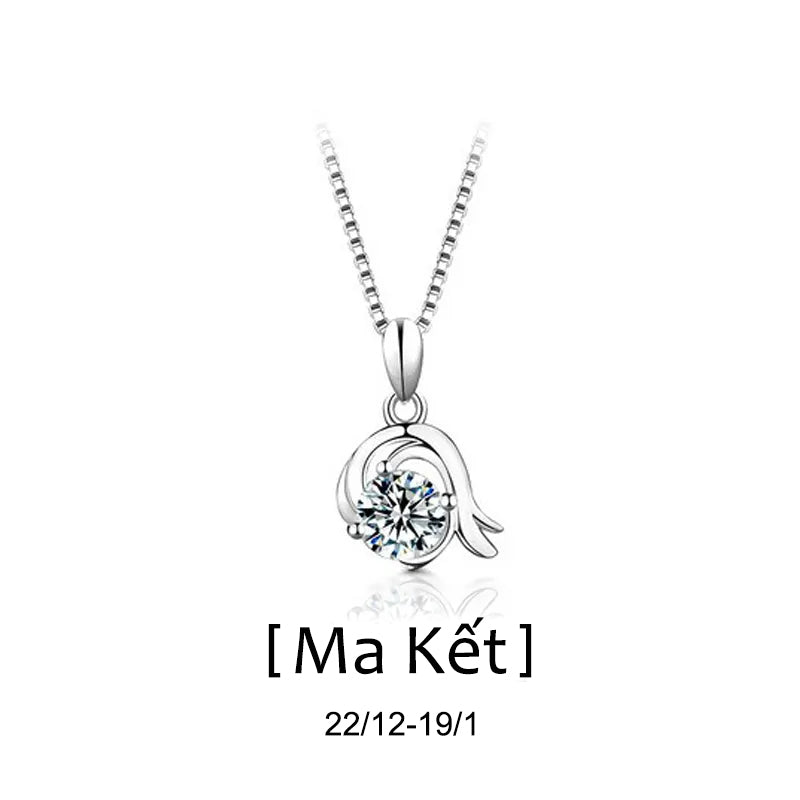 Dây Chuyền Moissanite Dành Cho 12 Cung Hoàng Đạo