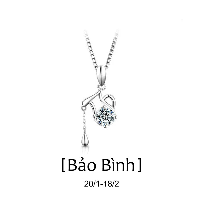 Dây Chuyền Moissanite Dành Cho 12 Cung Hoàng Đạo