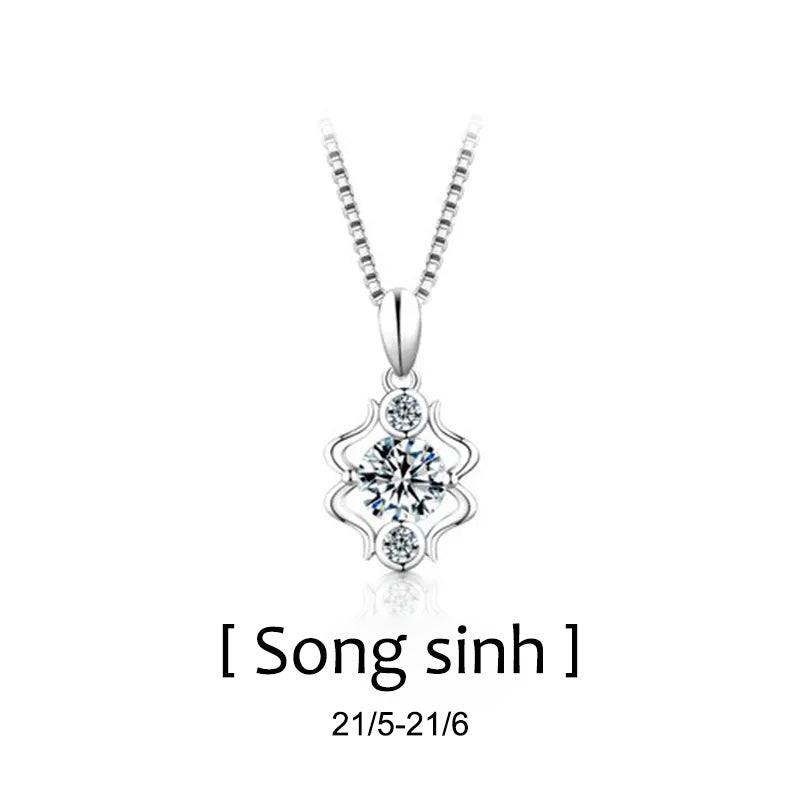 Dây Chuyền Moissanite Dành Cho 12 Cung Hoàng Đạo