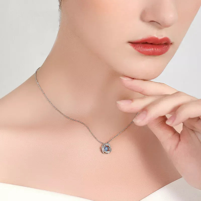 Nhảy Tim Dây Chuyền Bạc Nữ