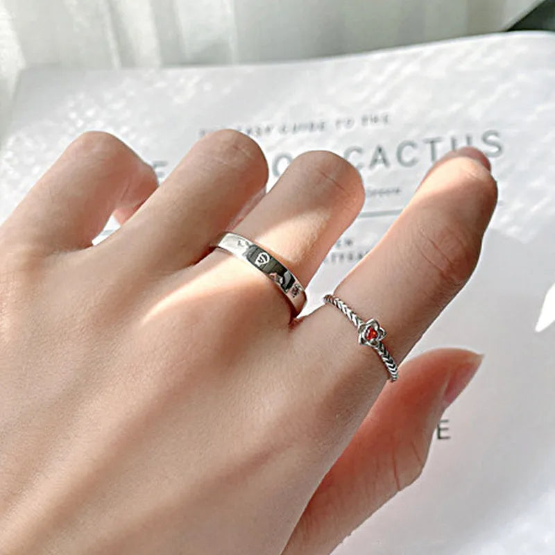 Nhẫn Đôi Hoàng Tử Bé Và Hoa Hồng