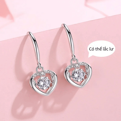Bông Tai Bạc Có Thể Lắc Lư