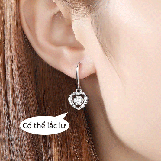 Bông Tai Bạc Có Thể Lắc Lư