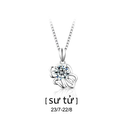 Dây Chuyền Moissanite Dành Cho 12 Cung Hoàng Đạo