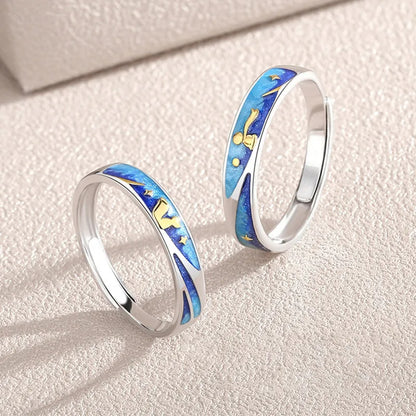 Nhẫn Đôi Bạc S925 Hoàng Tử Bé Và  Chú  Cáo