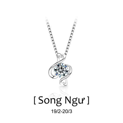 Dây Chuyền Moissanite Dành Cho 12 Cung Hoàng Đạo