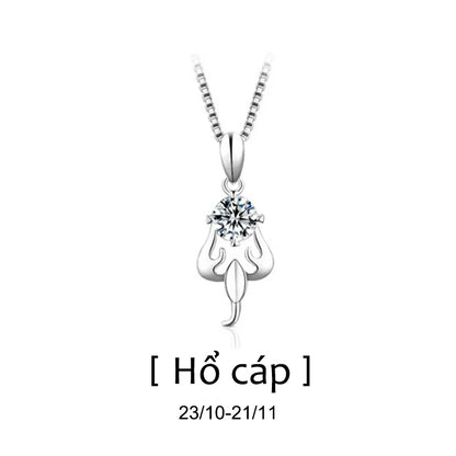Dây Chuyền Moissanite Dành Cho 12 Cung Hoàng Đạo