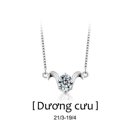 Dây Chuyền Moissanite Dành Cho 12 Cung Hoàng Đạo