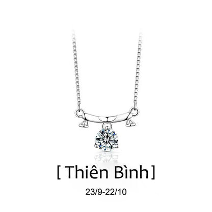 Dây Chuyền Moissanite Dành Cho 12 Cung Hoàng Đạo