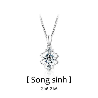 Dây Chuyền Moissanite Dành Cho 12 Cung Hoàng Đạo