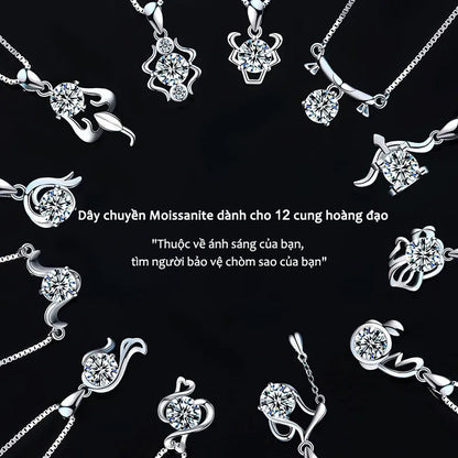 Dây Chuyền Moissanite Dành Cho 12 Cung Hoàng Đạo