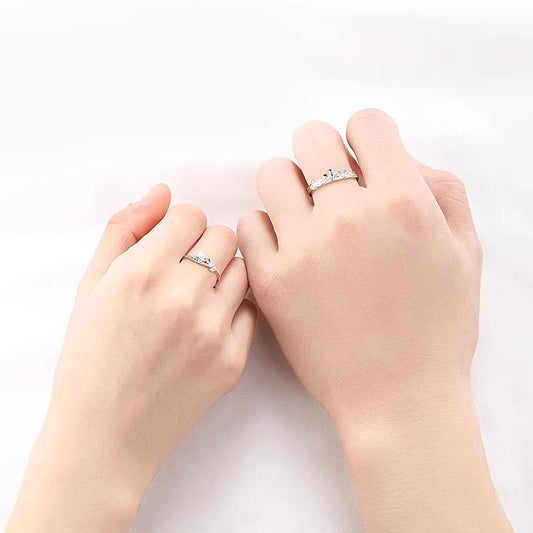 Nhẫn Đôi Hoàng Tử Bé Và Hoa Hồng