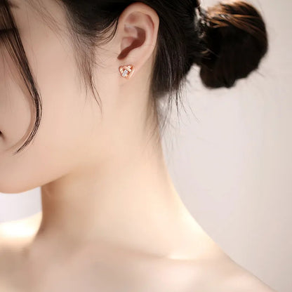 Bông Tai Bạc S925 Lãng Mạn Trong Lòng